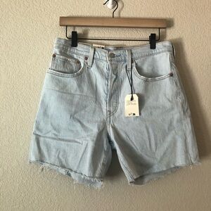 Levi’s 501 High Rise Mid Thigh Denim Shorts